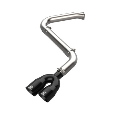 aFe Takeda Axle-Back Exhaust System Hyundai Elantra N Line 21-25 L4-1.6L- Black Tip