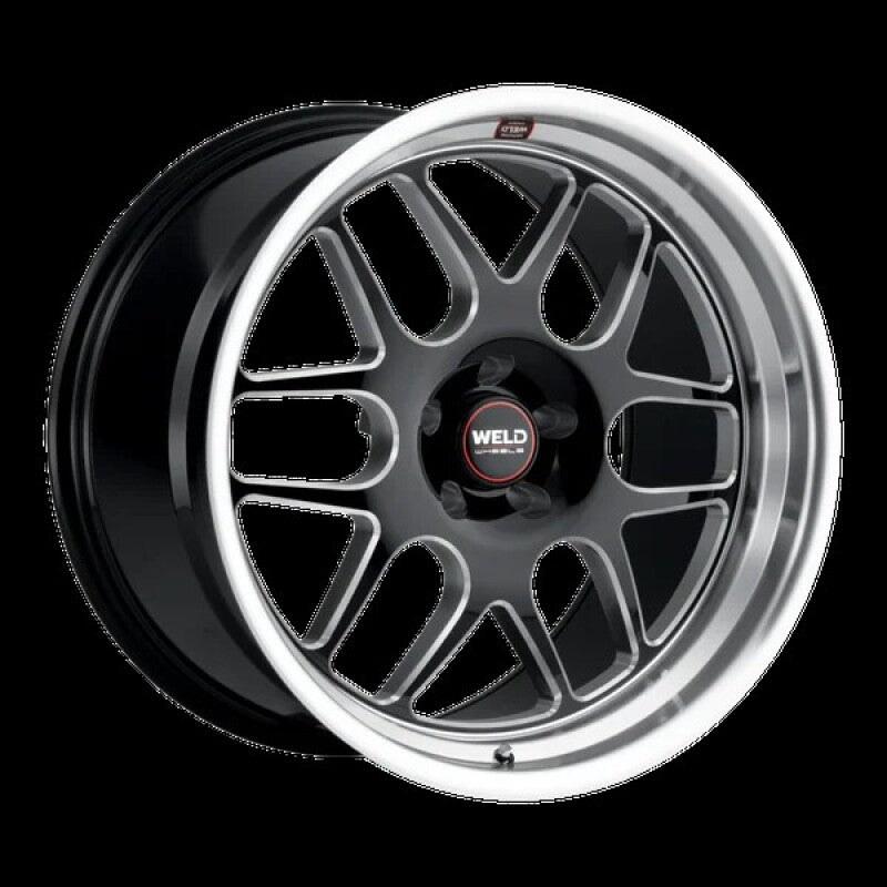 Weld Solana 17x9 / 5x120.65 BP / ET45 / 70.3mm Bore - Gloss Black MIL DIA Wheel