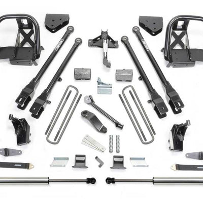 Fabtech 08-10 Ford F450/550 4WD 6in 4Link Sys w/Dlss 4.0 C/O& Rr Dlss