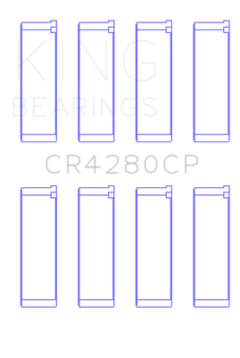 King Engine Bearings Subaru Ej20/Ej22/Ej25 (Incl. Turbo) (Size +0.25mm) Connecting Rod Bearing Set