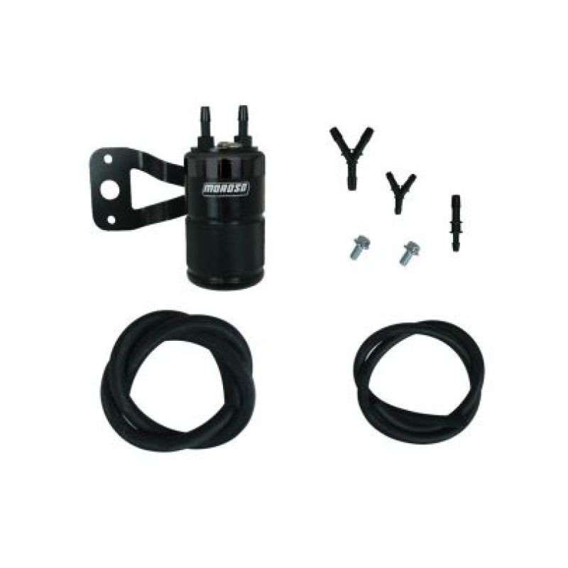 Moroso Harley-Davidson Twin Cam (w/Vance & Hines VO2 Air Cleaner Excl VO2 90) Air Oil Separator -Blk