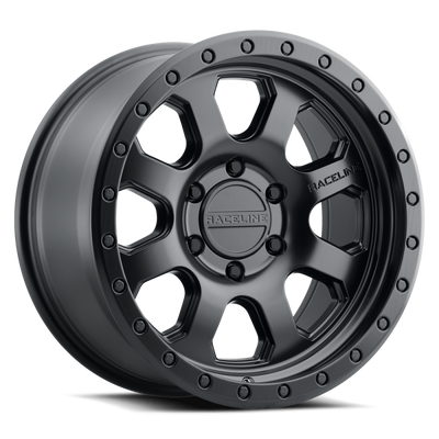 Raceline 959B Avenger 2.0 18x9in / 8X170 BP / 0mm Offset / 130.81mm Bore - Satin Black