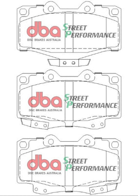 DBA 95-04 Toyota Tacoma (6 Lug) Front SP Performance Brake Pads