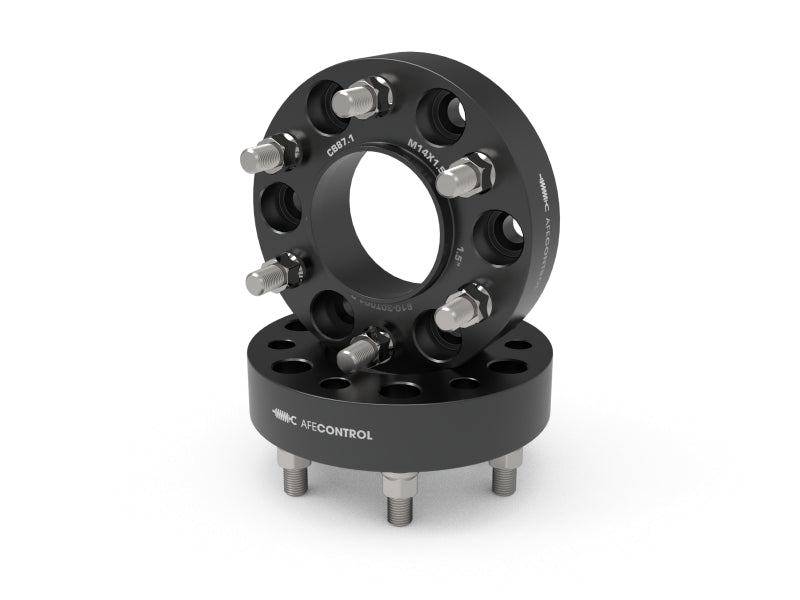 aFe CONTROL Wheel Spacers Ford F-150 21-25 6x135mm CB 87.1mm 1-1/2 IN Thickness