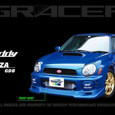GReddy 02-03 WRX Polyurethane Front Lip Spoiler ** Must ask/call to order**