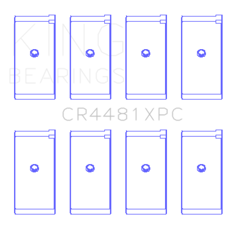 King Engine Bearings Mitsubishi 4G63/4G64/1992 (Size +.026mm) Connecting Rod Bearing Set