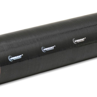 Vibrant Silicone Straight Hose Coupler 2.375in ID x 12.00in Long - Gloss Black