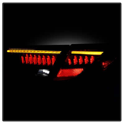 Spyder Apex 22-24 Honda Civic 5-Door LED Tail Lights - Black (ALT-YD-HC225DAP-SEQGR-BK)