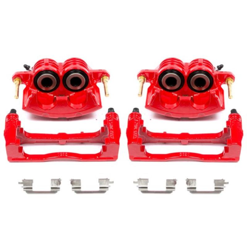 Power Stop 04-05 Buick Rainier Front Red Calipers w/Brackets - Pair