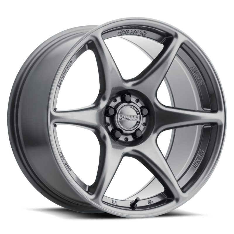 Kansei K11G Tandem 15x8in / 4x114.3 BP / 0mm Offset / 73.1mm Bore - Gunmetal Wheel