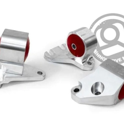 Innovative 92-93 Integra (Non GSR) B-Series Silver Aluminum Mounts 85A Bushings