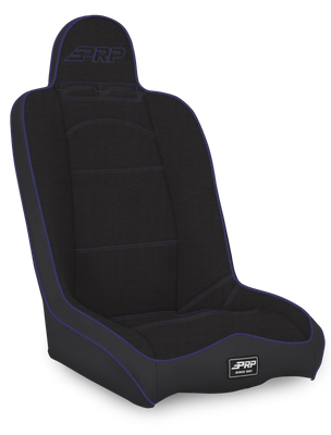 PRP Daily Driver High Back Suspension Seat- Black/Purple Tweed
