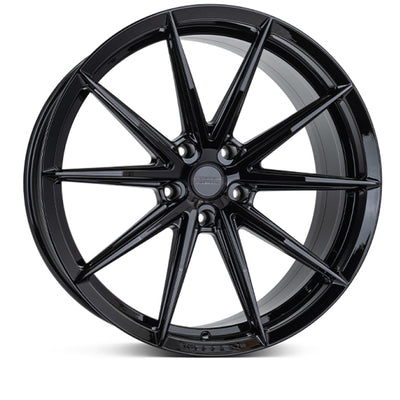 Vossen HFX-2 24x10 - 5x112 - ET5 - Deep - 66.5 - Gloss Black Wheel
