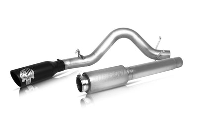 Gibson 08-10 Nissan Titan SE 5.6L 4in Patriot Skull Series Cat-Back Single Exhaust - Stainless