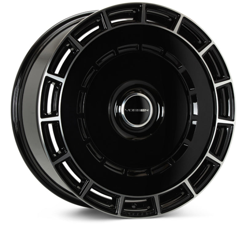 Vossen HF-9 24x10 - 5x120 - ET32 - Deep - 72.56 - Gloss Black Polished Wheel