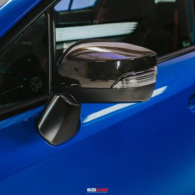 Seibon 15-20 Subaru WRX / STI Carbon Fiber Mirror Caps