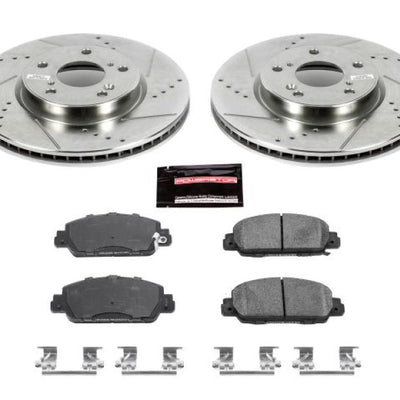 Power Stop 13-19 Honda Accord Front Z23 Evolution Sport Brake Kit