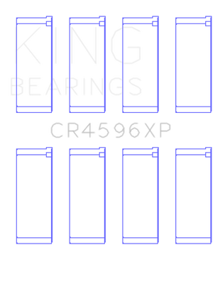 King Engine Bearings BMW S14B20/S14B23/S14B25 (Size STDX) Connecting Rod Bearing Set