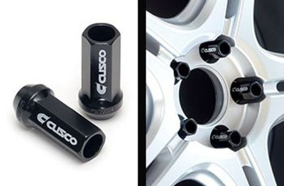 Cusco Universal Wheel Lug Nut Set M12 x P1.5mm - Black (20pcs)