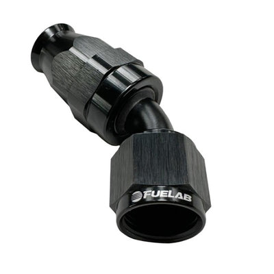 Fuelab PTFE Swivel Hose End Fitting - 45 Degree - 8AN
