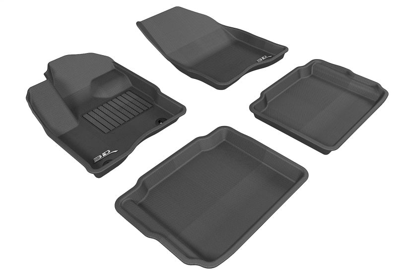 3D MAXpider 10-19 Ford Taurus Kagu Black Full Set (Post)