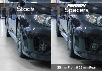 PERRIN 02-14 Subaru WRX / 2004 STI / 13-25 BRZ & Toyota GR86 30mm Wheel Spacers 5x100 56mm CB - Pair