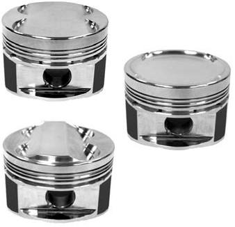 Manley 94-01 Acura Integra GSR (B18C1) 81mm STD Bore 12.5:1 Dome Piston Set with Rings
