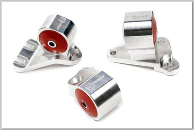 Innovative 90-91/92-93 Acura Integra GS-R Silver Aluminum Billet Mount Kit 75A Bushings (Cable)