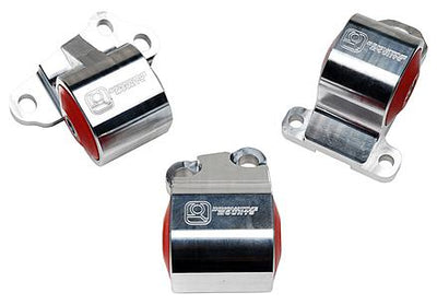Innovative 92-95 Civic B/D Series Silver Aluminum Mounts 85A Bushings (2 Bolt)