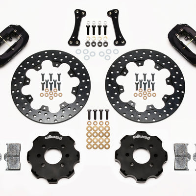 Wilwood Forged Dynalite Front Drag Kit Drilled Rotor Integra/Civic w/Fac.262mm Rtr
