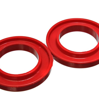 Energy Suspension Universal 3-3/16in ID 5-1/4in OD 3/4in H Red Coil Spring Isolators (2 per set)