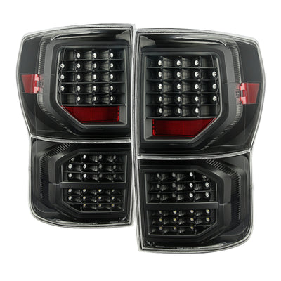 xTune Toyota Tundra 07-13 LED Tail Lights Black ALT-JH-TTU07-LED-G2-BK