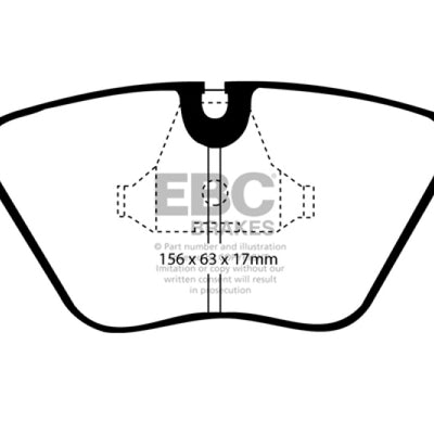 EBC 89-91 Audi 200 2.2 Turbo (ATE) Ultimax2 Front Brake Pads