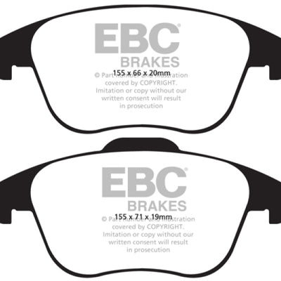 EBC 15 and up Audi Q3 2.0 Turbo Ultimax2 Front Brake Pads