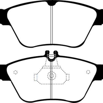 EBC 99-01 Mercedes-Benz C230 (W202) 2.3 Redstuff Front Brake Pads