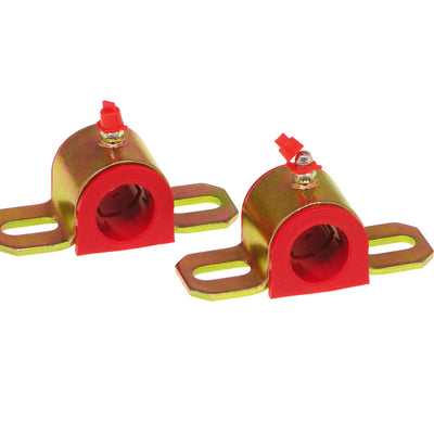 Prothane Universal Greasable Sway Bar Bushings - 23MM - Type A Bracket - Red