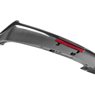 Seibon 08-11 Subaru WRX/STi Hatchback STI-Style Carbon Fiber Rear Spoiler w/ LED Light Included