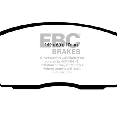 EBC 01-06 Hyundai Santa Fe 2.4 Ultimax2 Front Brake Pads