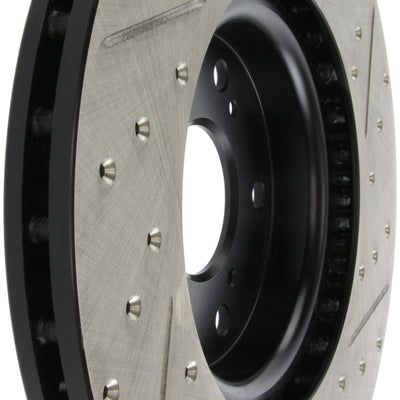 StopTech 04-08 Acura TL (Brembo Caliber) SportStop Slotted & Drilled Right Front Rotor