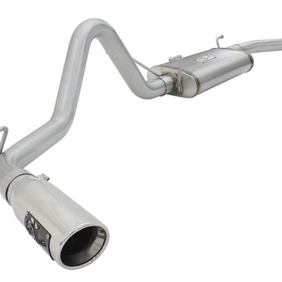 aFe MACH Force XP 2.5in Cat-Back Stainless Steel Exhaust w/Polished Tip Toyota Tacoma 13-14 2.7L