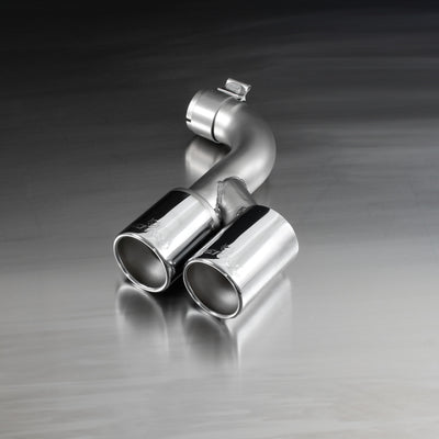 Remus 2012 BMW 3 Series F30/F31 2.0L 76mm Rolled Edge Chromed Tail Pipe Set