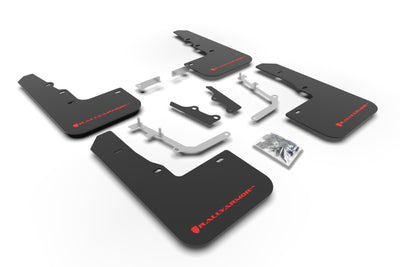 Rally Armor 20-25 Hyundai Venue Black Mud Flap Red Logo