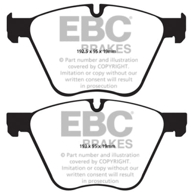 EBC 11+ BMW (Alpina) B7 4.4 Turbo Bluestuff Front Brake Pads