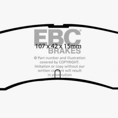 EBC 89-92 Geo Prizm 1.6 SL Greenstuff Rear Brake Pads