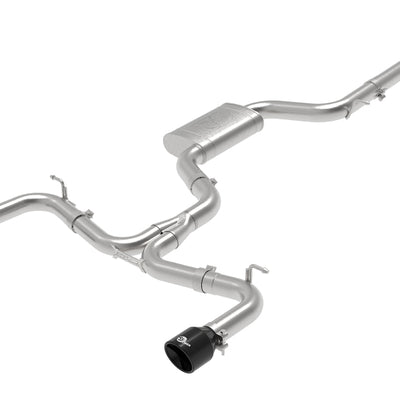 aFe MACHForce XP 3in-2.5in SS Exhaust Cat-Back 18-19 Volkswagen GTI (MK7.5) L4-2.0L (t) - Black