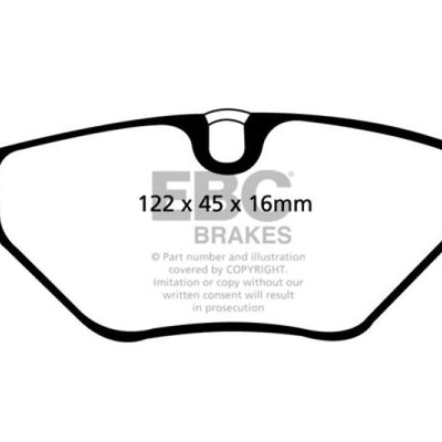 EBC 01-03 BMW 525i 2.5 (E39) Redstuff Rear Brake Pads