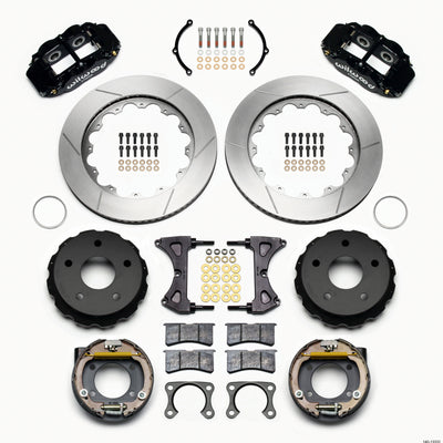 Wilwood Narrow Superlite 4R Rear P-Brk Kit 14.00in Small Ford 2.36in Off Bronco 5 x 5.50