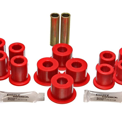 Energy Suspension 89-94 Toyota Pick Up 2WD (Exc T-100/Tundra) Red Rear Leaf Spring Bushing Set
