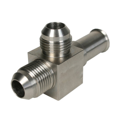 Aeromotive SS Coupler to Convert Ford OE Fuel line (86-06) to Dual -8 AN Male Ports