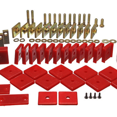 Energy Suspension Toy Land Cruiser Bodymount Set - Red